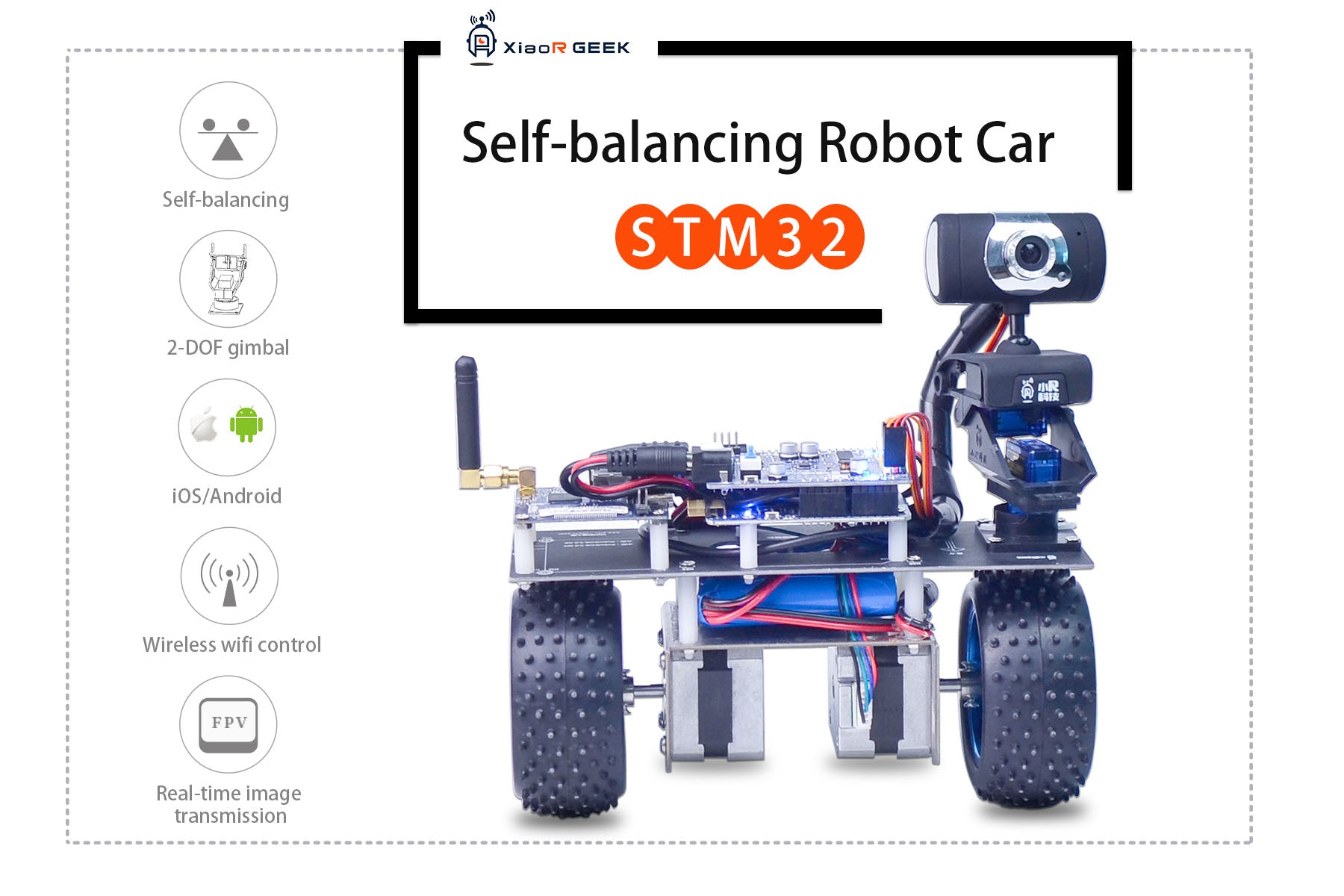 Discover the Xiaor Geek STM32 Self - Balancing Robot Car