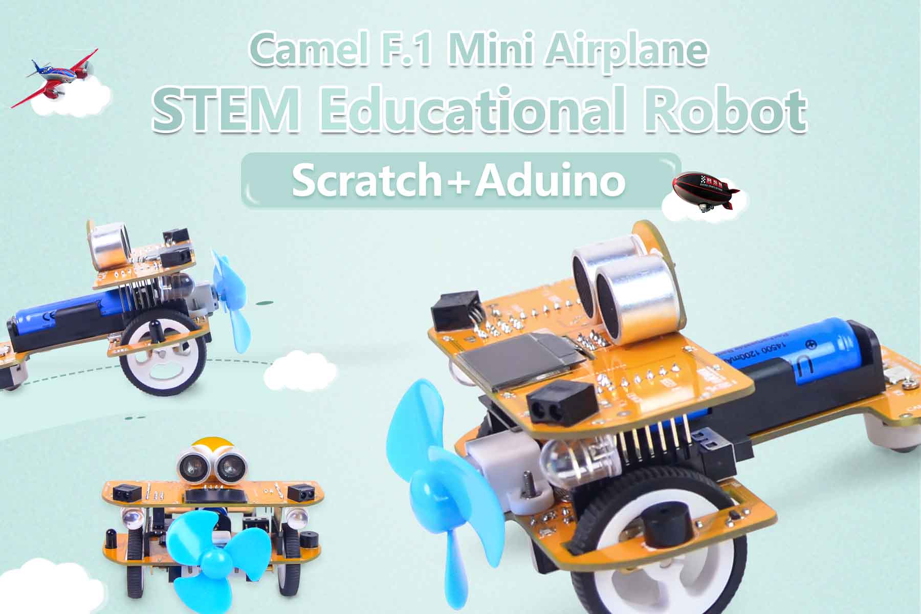 Unlock the Future of STEAM Learning with Camelf1 Mini Airplane K12: A Robot That Sparks Curiosity and Creativity