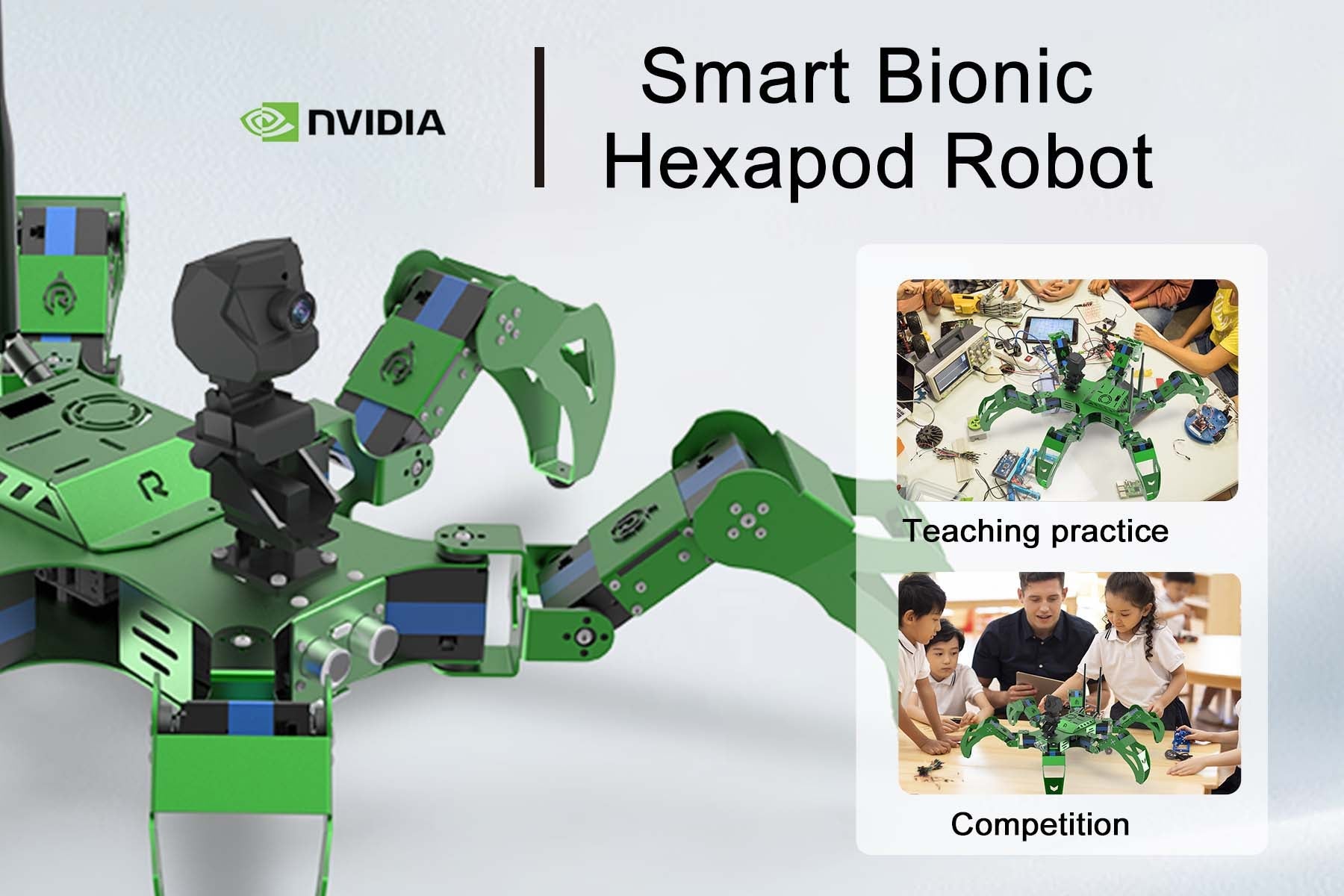 Unleash the Power of Innovation with the Xiaor Geek Jetson Nano Smart Bionic Programmable Hexapod Robot