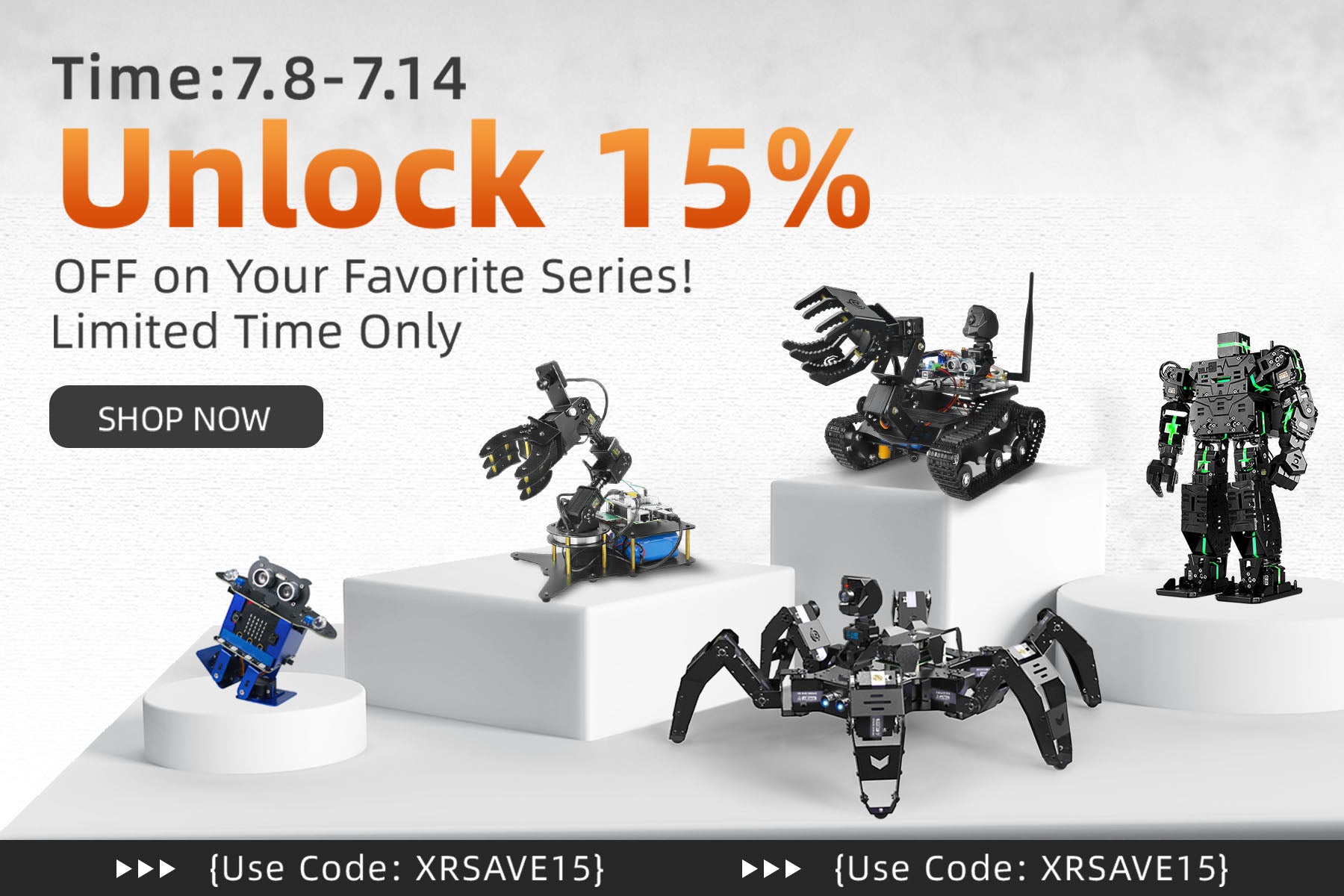 Explore Our Robotics and Embedded Series: Exclusive Discounts Await!