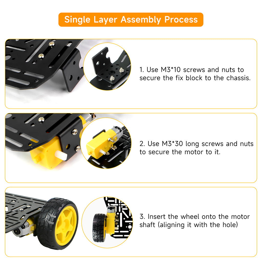 4WD Smart Robot Car Chassis Kits Aluminum Alloy TT Motor Robot Car DIY Projects | XiaoR GEEK