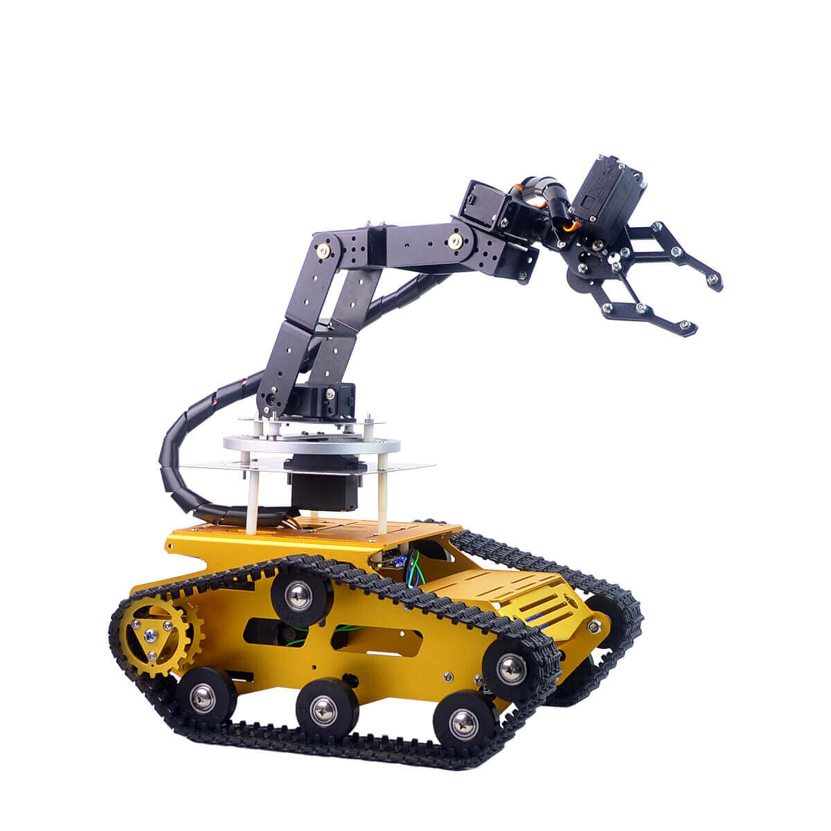 6 DOF Robot Arm Programmable Smart Robot Tank