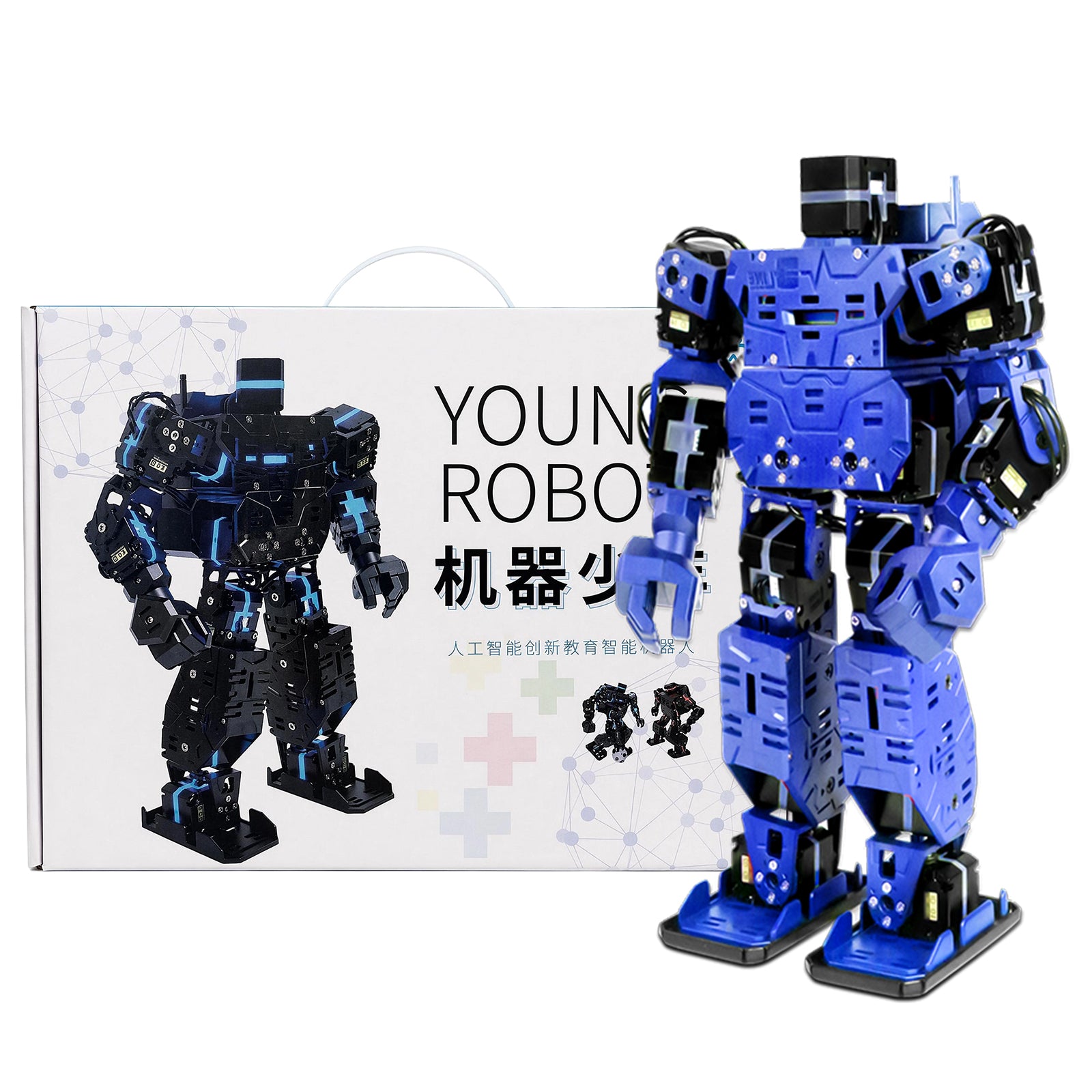 Robot humanoide inteligente programable biónico XiaoR Geek, robot inteligente de baile de fútbol y boxeo