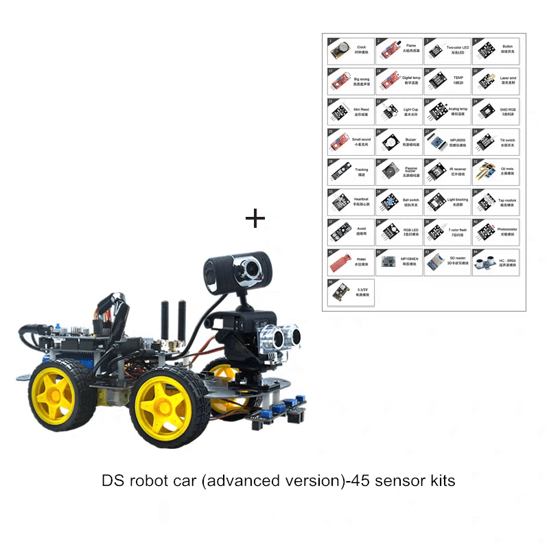 XiaoR GEEK Arduino UNO R3 6-channel infrared sensor Video Wireless RC Programmable Smart Robot Car - XiaoR GEEK