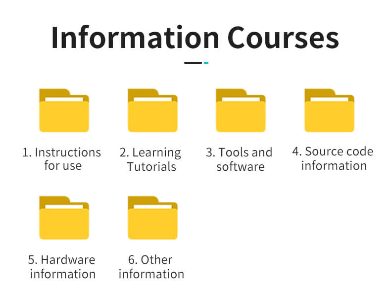 information course of the arduino robot car