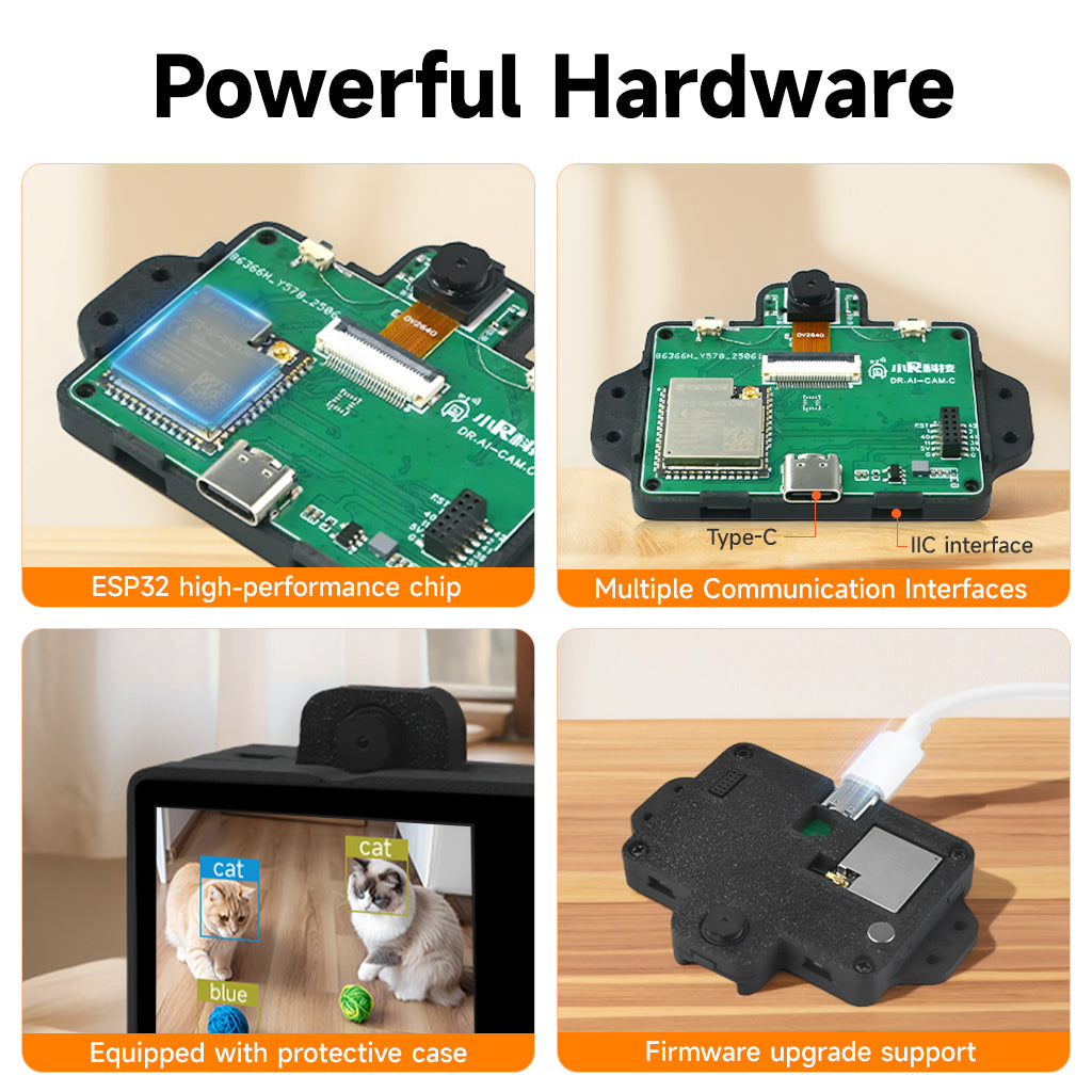 ESP32-S3 Visual Recognition Module AI Camera Image Face Color QR Code Detection Sensor Electronic | XiaoR GEEK