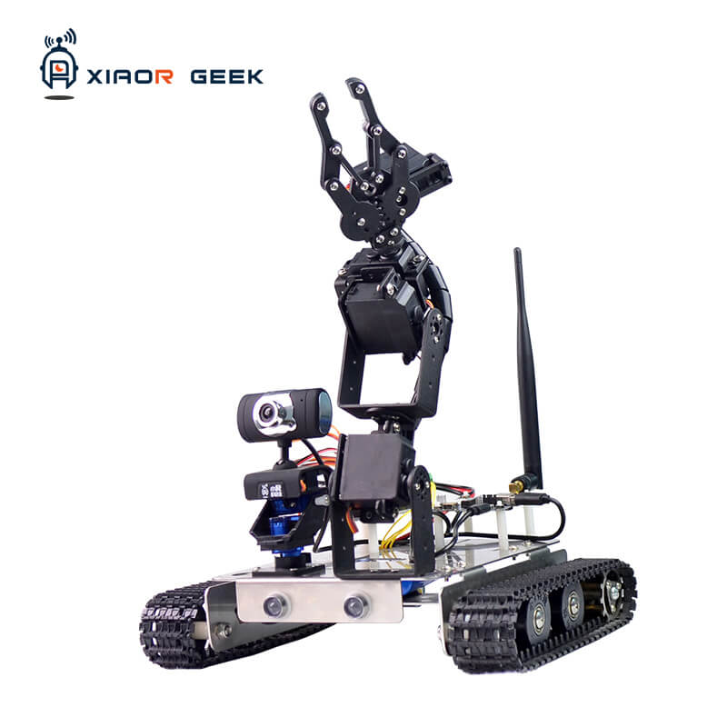 GFS WIFI video smart robot tank car with robotic arm