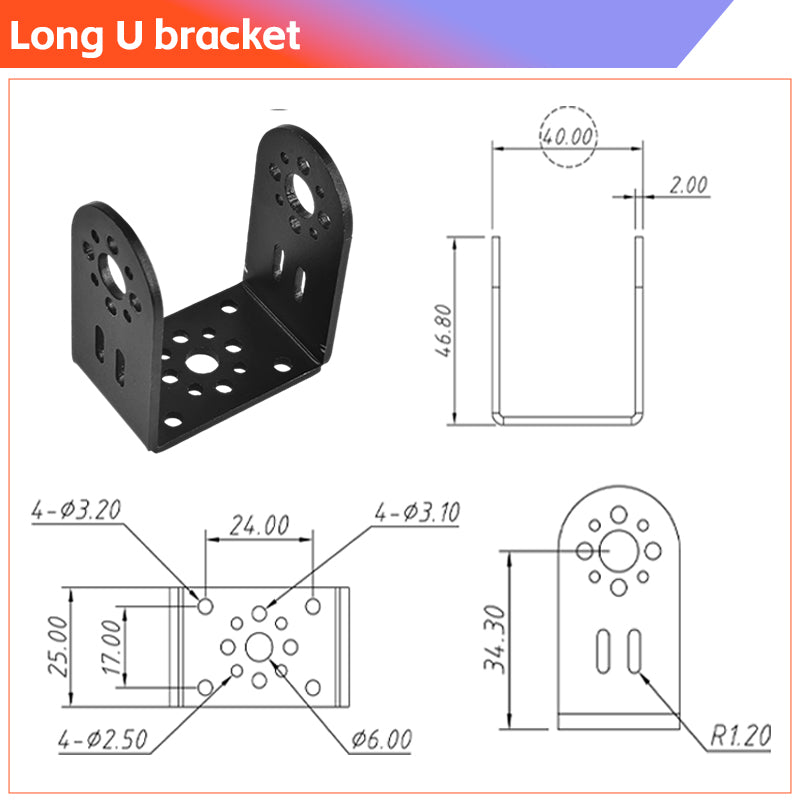 30kg XR3230 Dual-Axis Serial Bus Servo - High Torque Metal Gear Servo for Robots | XiaoR GEEK