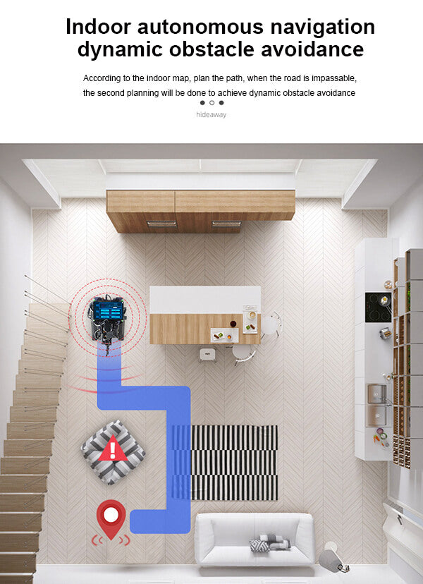 XiaoR GEEK Nvidia Jetson NANO A1 Lidar Moveit ROS programmable smart robot tank car can sutonomous navigation dynamic obstacle avoidance indoor