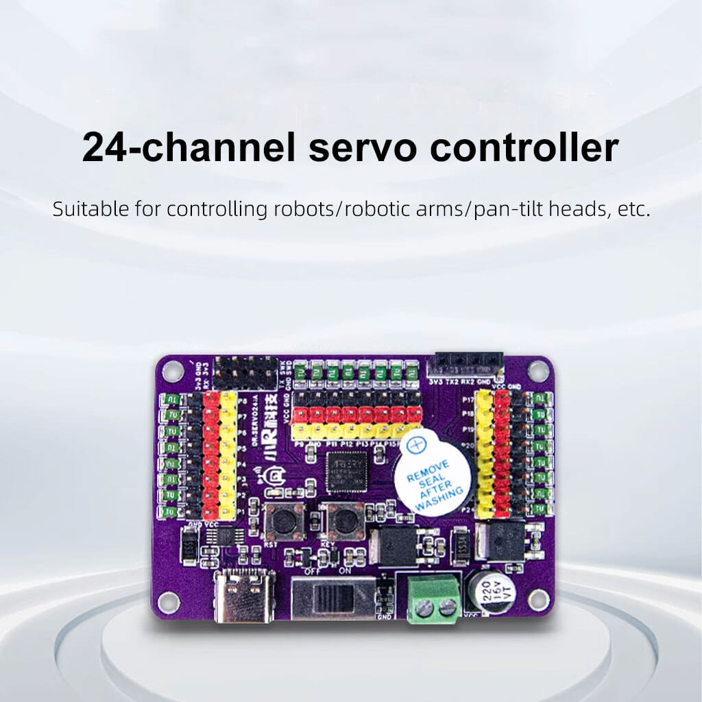 XiaoR GEEK 24-Channel servo PWM control board - XiaoR GEEK