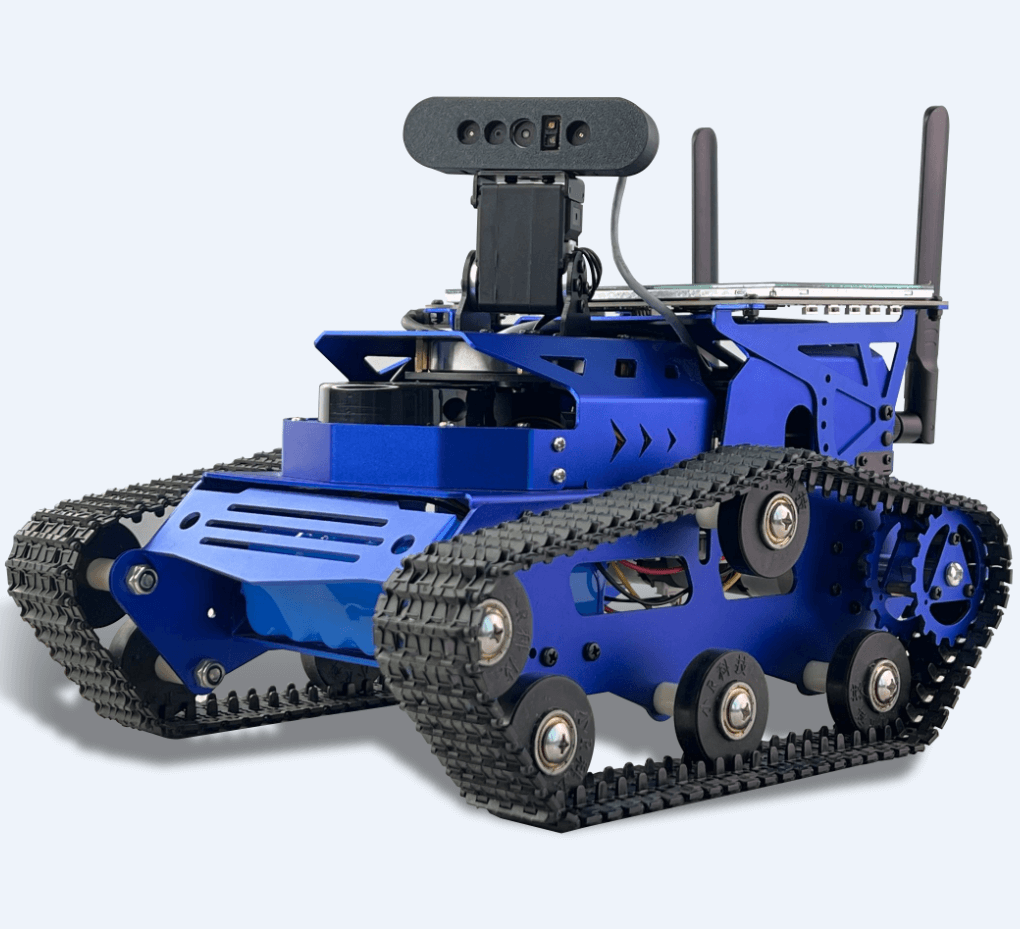 ROS2 traced smart robot car for jetson NANO Programming