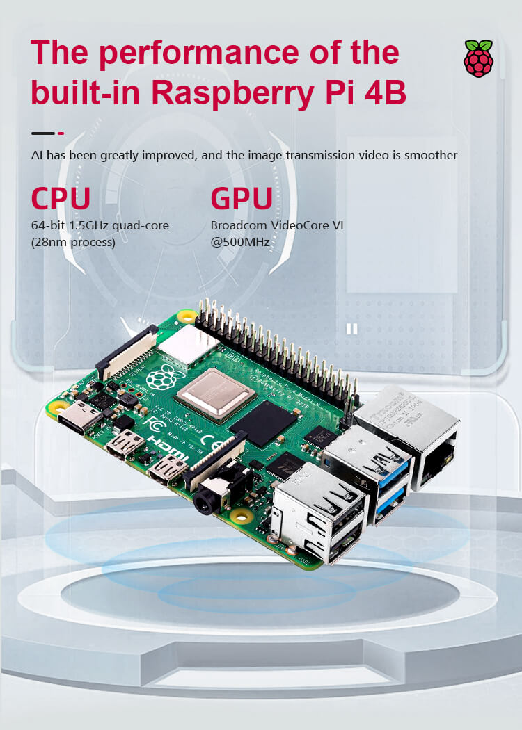 XiaoR GEEK ROS Bionic Quadruped Programmable Smart Corgi Robot dog built-in Raspberry Pi 4B