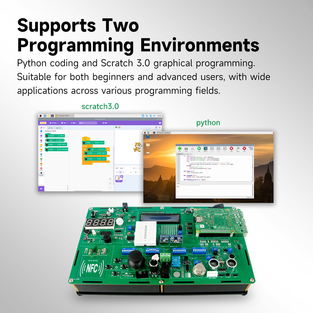 Raspberry Pi Sensor Experiment Kit & Development Box Physics School Teaching Equipment | XiaoR GEEK