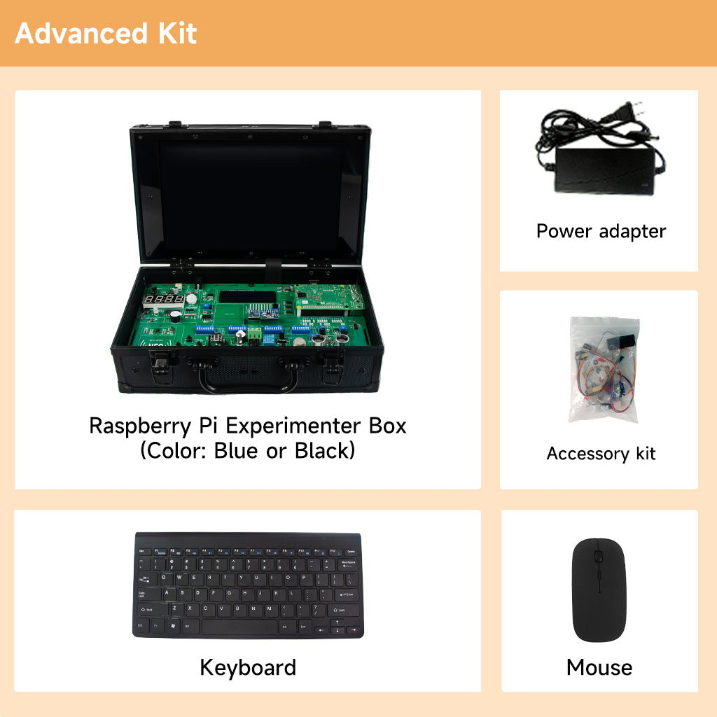 Raspberry Pi Sensor Experiment Kit & Development Box Physics School Teaching Equipment | XiaoR GEEK