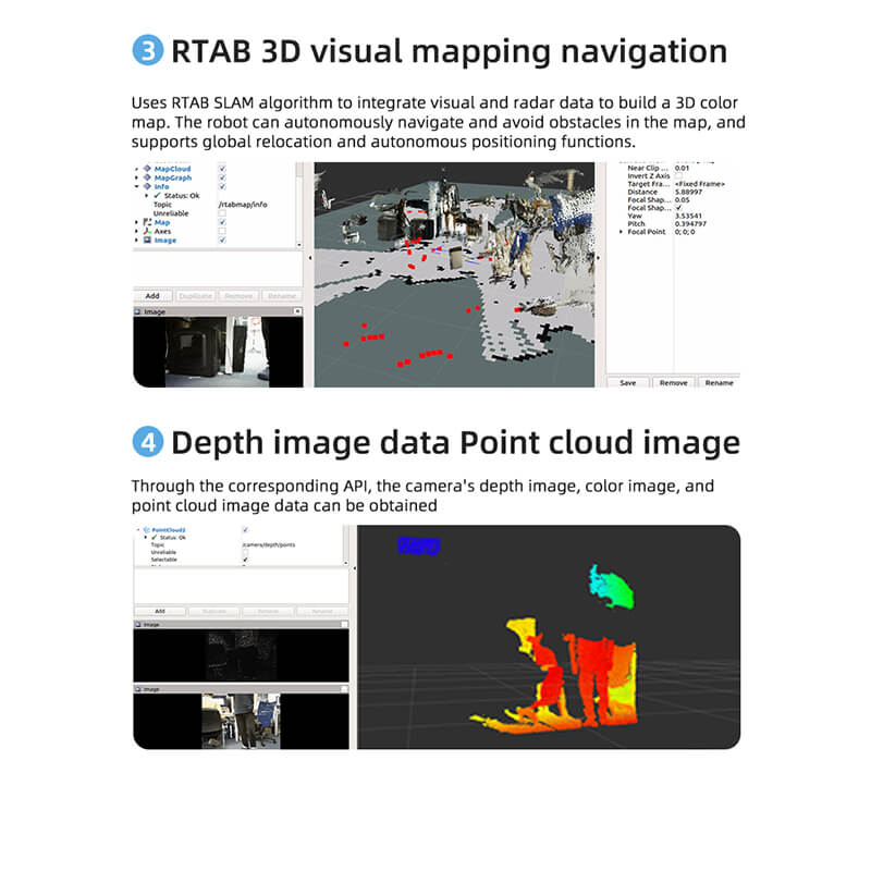 XiaoR GEEK Rapberry Pi ROS mecanum wheel smart programmable lidar robot car - XiaoR GEEK
