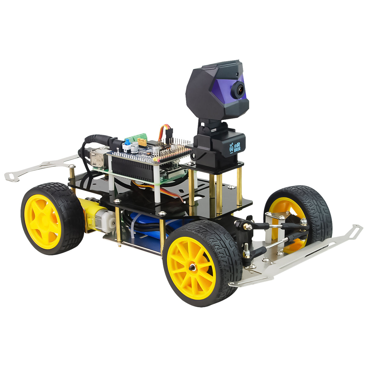 XR-F1 Raspberry Pi deep learning Programmable Self Driving Smart Robot Car