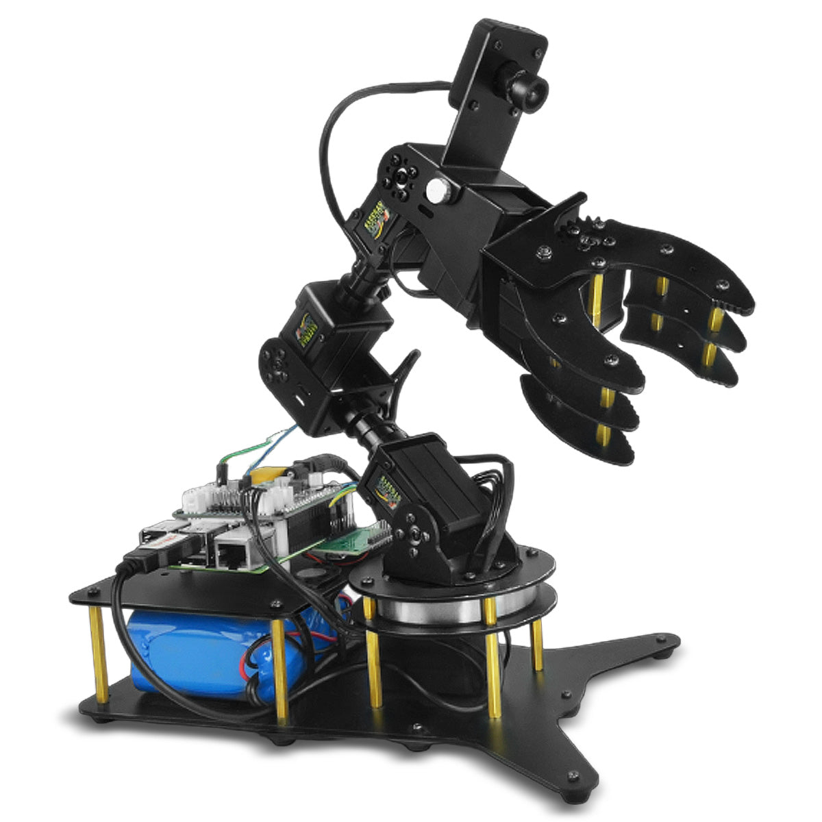 Raspberry pi4B4G 6DOTPI AI vision programmable robotic arm