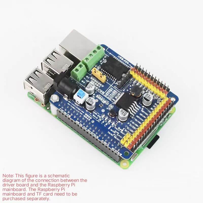 XiaoR GEEK expansion board/driver board for Raspberry Pi 3B+ 4B/5B - XiaoR GEEK