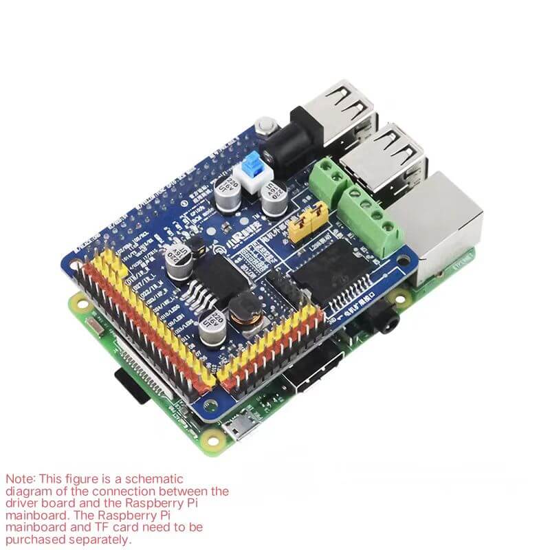 XiaoR GEEK expansion board/driver board for Raspberry Pi 3B+ 4B/5B - XiaoR GEEK