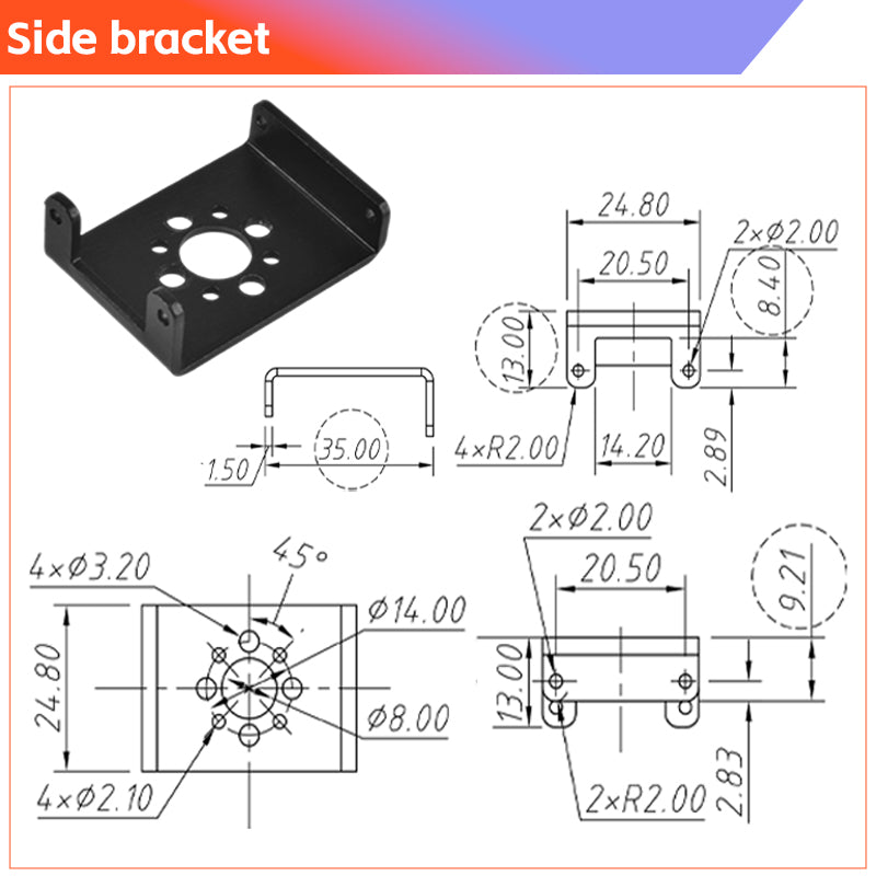 30kg XR3230 Dual-Axis Serial Bus Servo - High Torque Metal Gear Servo for Robots | XiaoR GEEK