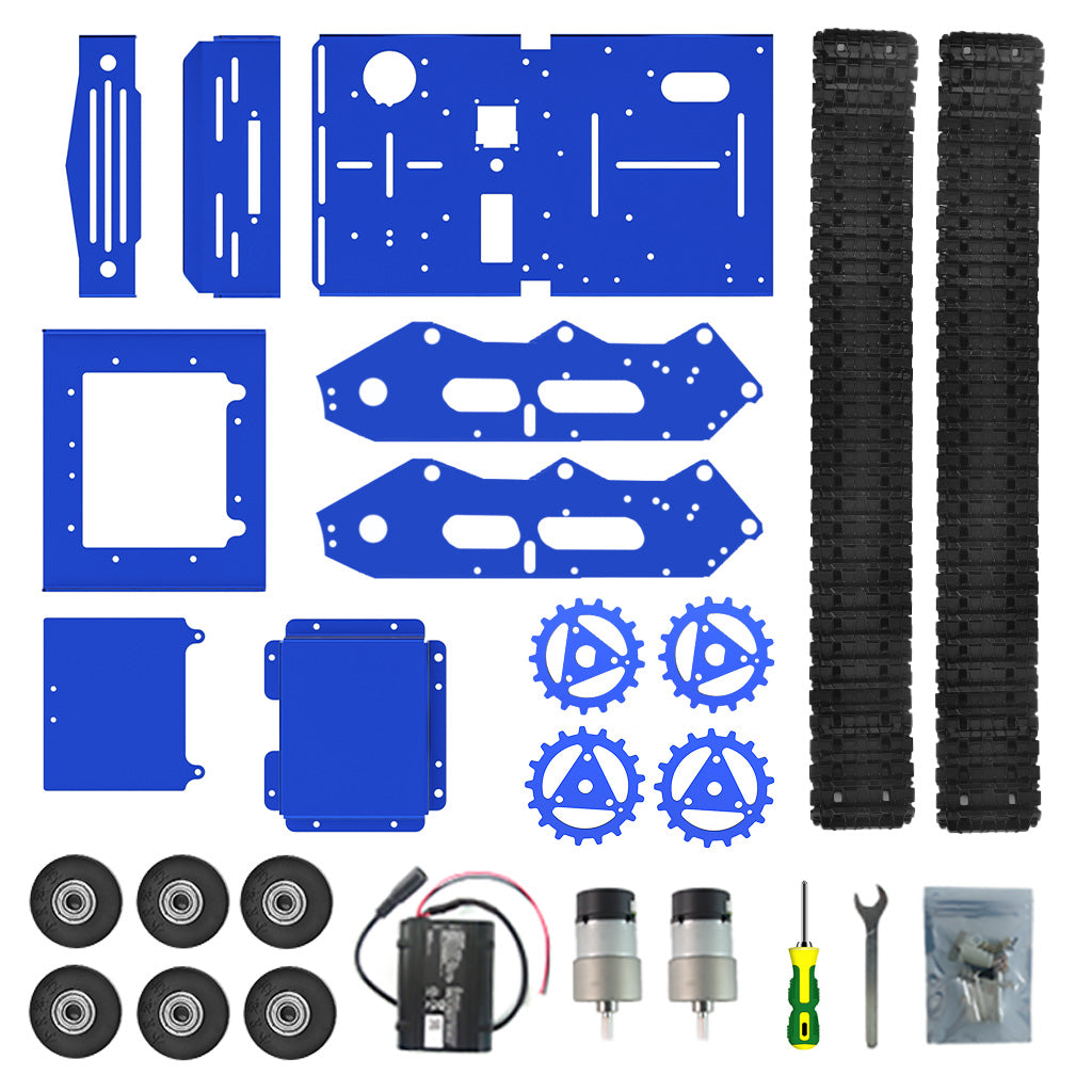 XiaoR GEEK Smart Robot Chassis Mecanum Ackerman 4 wheel Track differential Robotic Platform for Jetson Nano Raspberry pi 5 4B Arduino DIY Projects Teens Adults - XiaoR GEEK