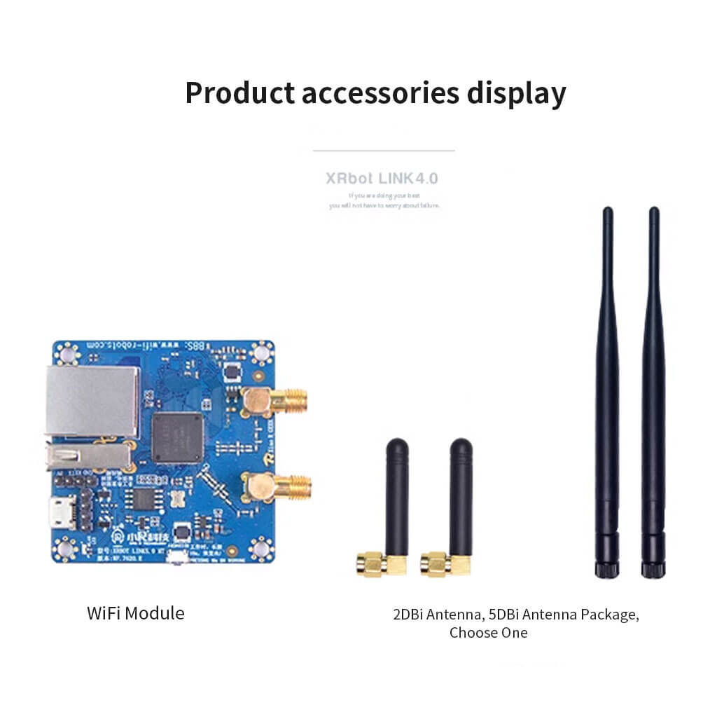 Dual antenna WiFi image transmission module Openwrt7620 routing XRbot-Link5.0 - XiaoR GEEK