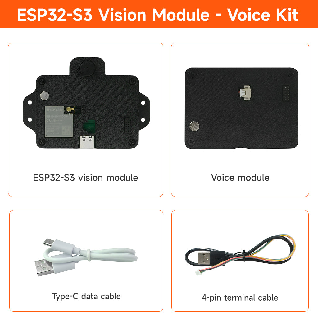 XiaoR Geek ESP32-S3 AI Module: Visual & Voice Recognition (Face, QR Code & Color Detection)