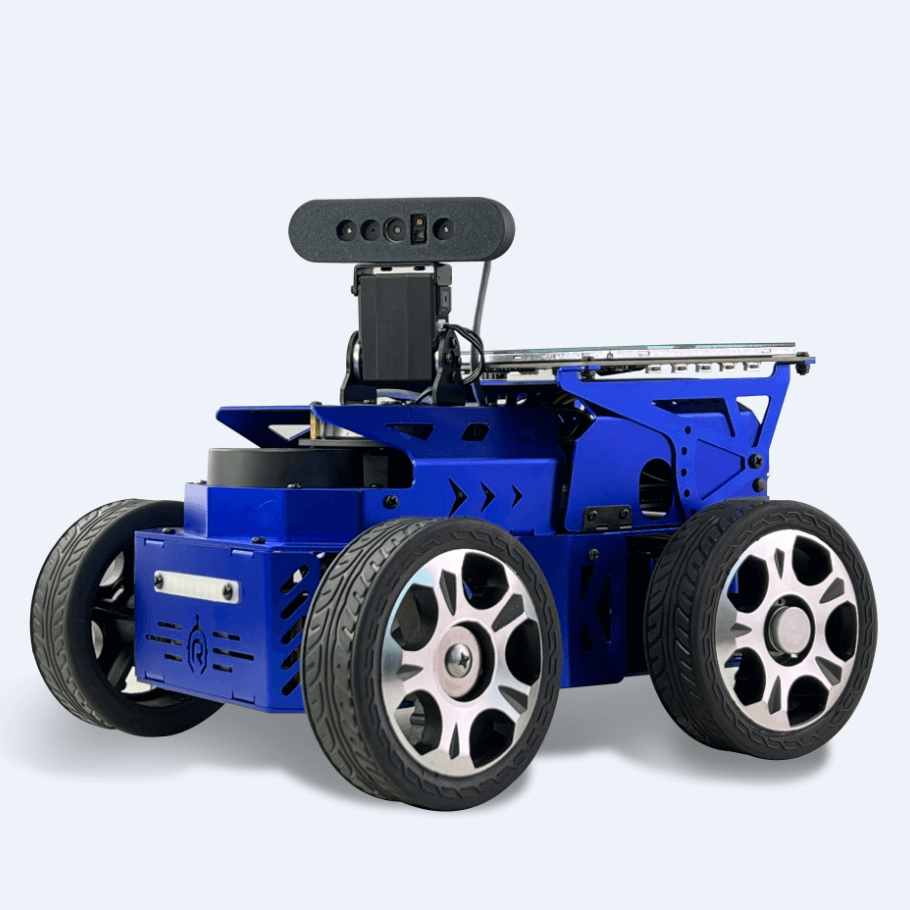 is designed by XiaoR Technology for in-depth exploration of unmanned driving and robot navigation technology. It is based on NVIDIA Jetson Nano and uses the advanced ROS2 framework. It is a professional-grade autonomous navigation car.
