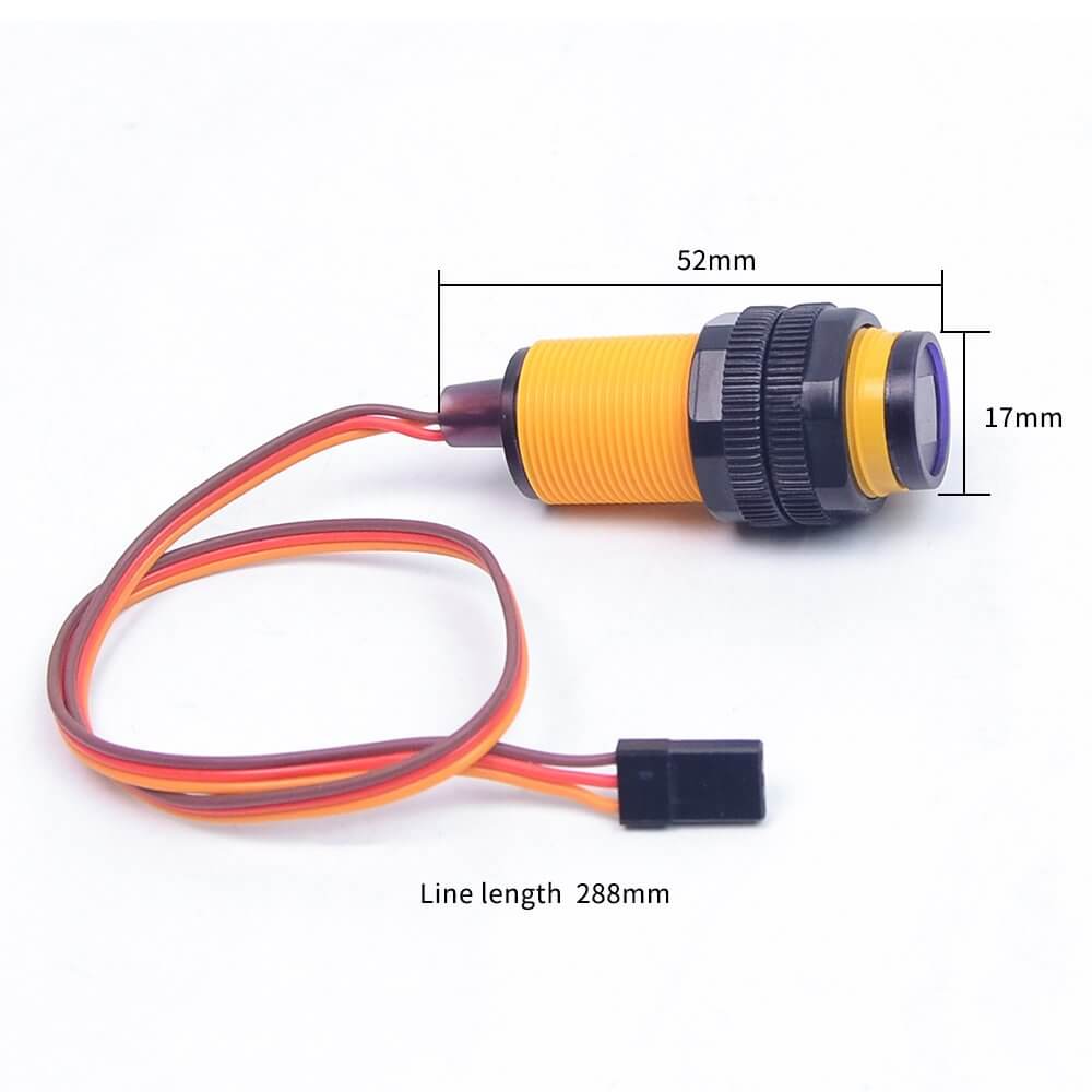 the size of infrared sensor