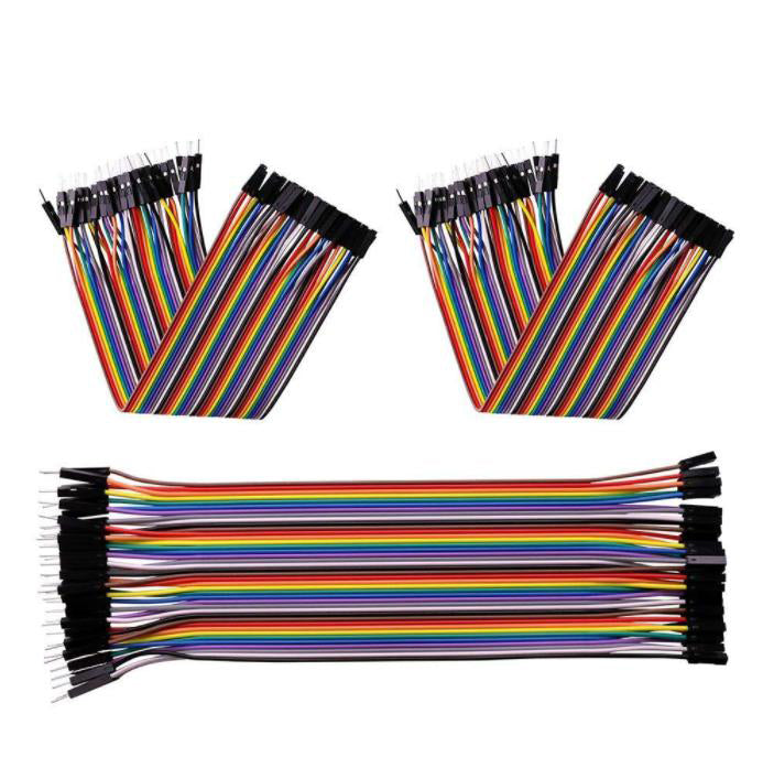 XiaoR GEEK 120Pcs Breadboard Jumper Wires Multicolored Dupont Wire - XiaoR GEEK