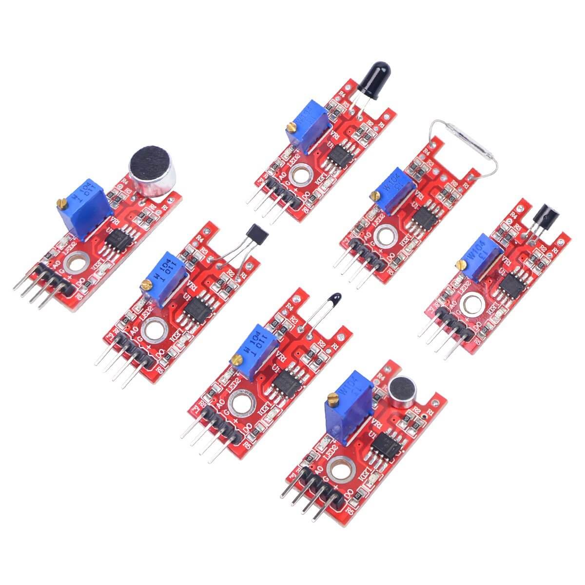 XiaoR Geek 37-in-1 Sensor Module Robot Project Starter Kit for Arduino, STM32 - XiaoR GEEK