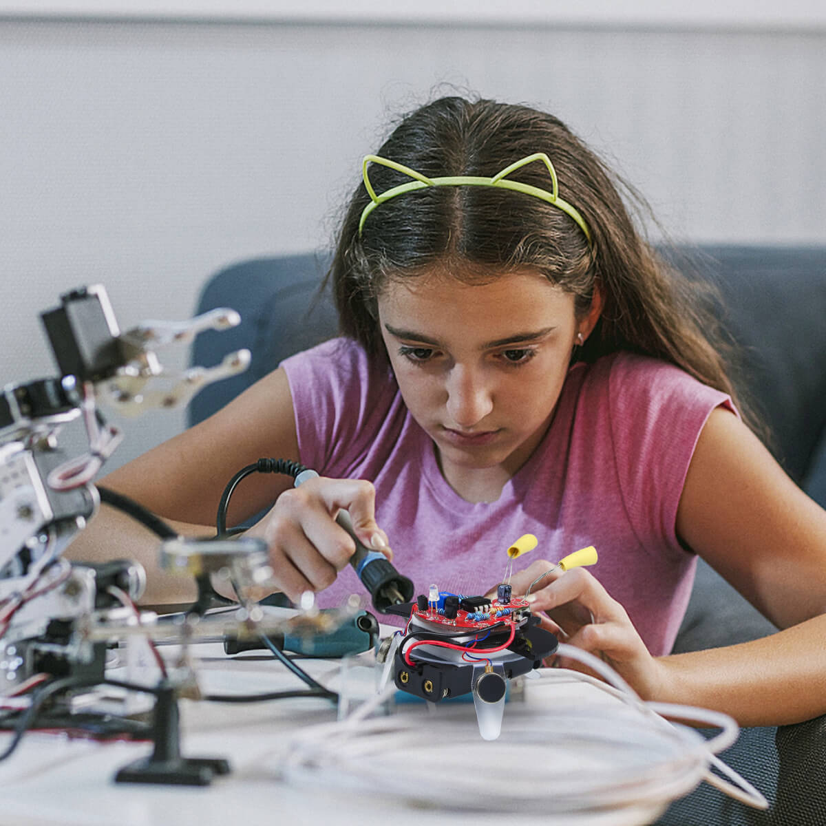 XiaoR GEEK DIY Fireworm STEAM Phototatic Educational Kits for kids - XiaoR GEEK