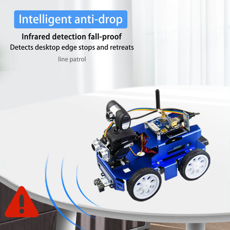DS-X programmable robot car can intelligent anti-drop