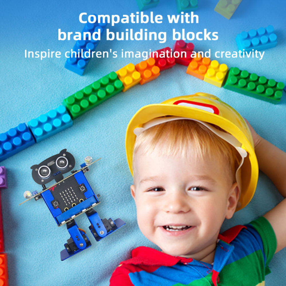 Happybot K12 stem educational robot kit for micro:bit graphical programming