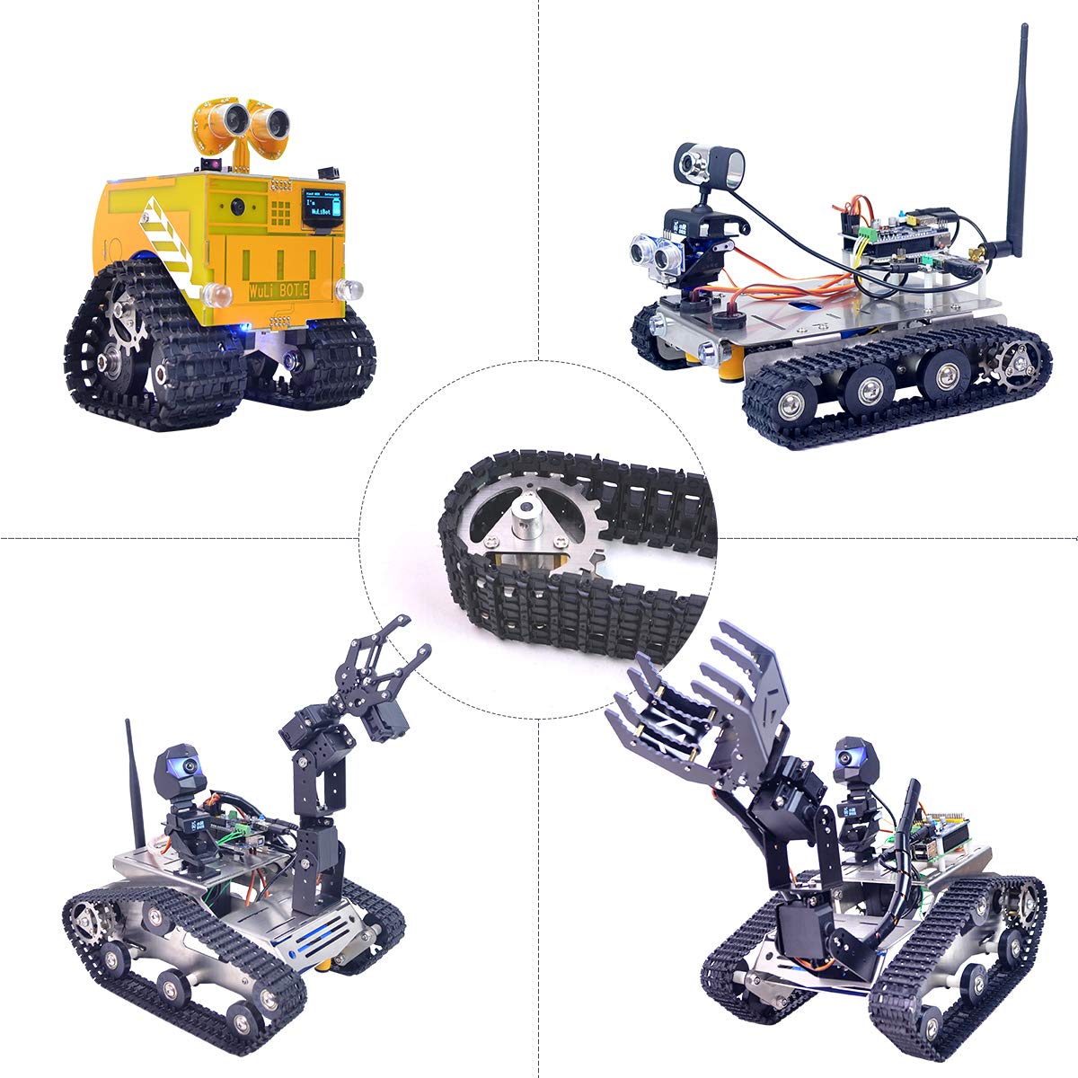 tracking application for robot tank