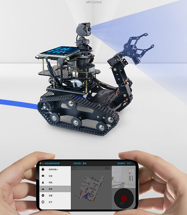 Jetson nano ROS lidar smart robot car