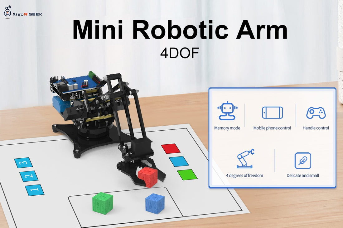 Mini Arm Controller XR Mini Robotic Arm – Learn, Code, and Play with Next-Gen Robotics!