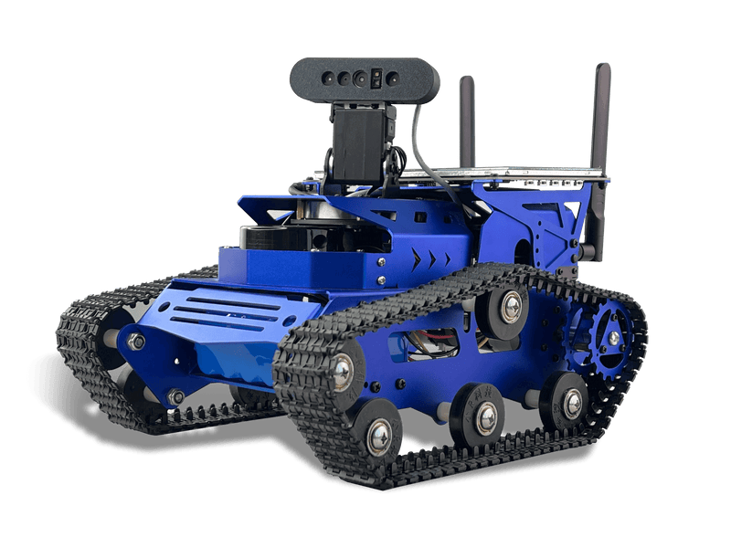 ROS2Hunter Ackerman tracked SLAM autonomous navigation programmable in