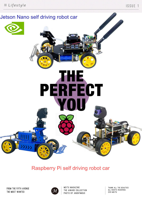 Introduction and difference analysis of Raspberry Pi and Jetson Nano self-driving robot cars