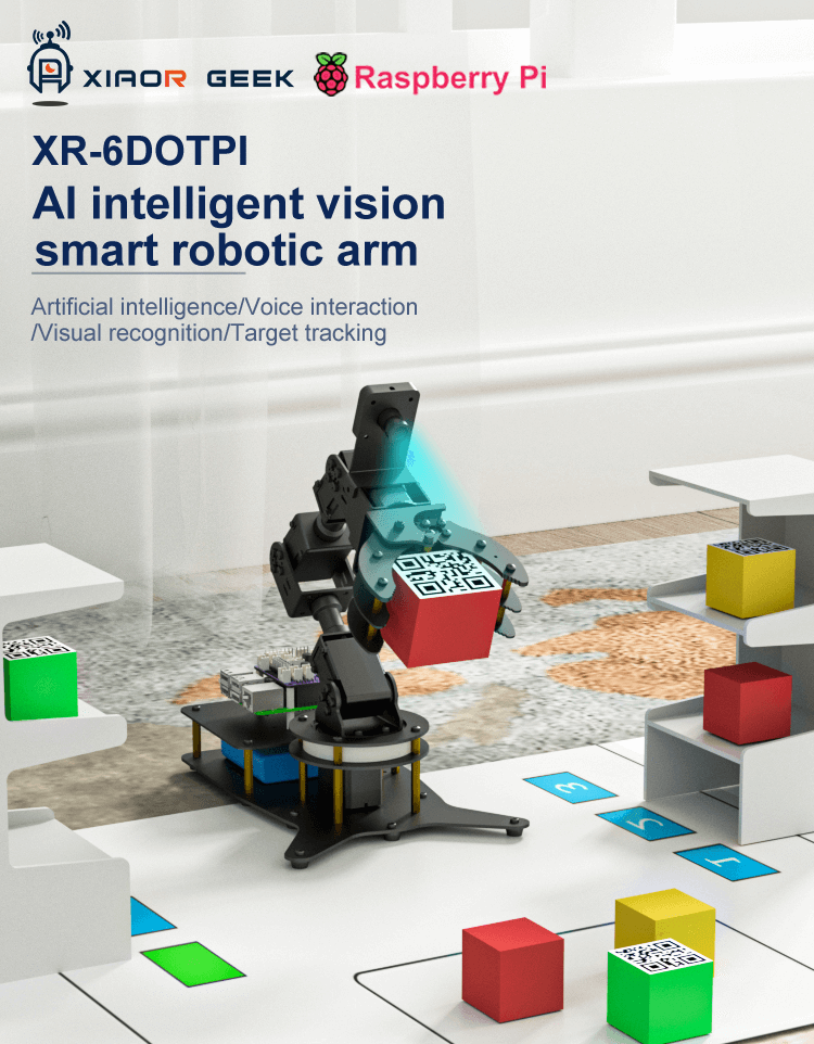 Exploring the possibilities of future smart manufacturing starts with the XR 6 DOPI Raspberry Pi smart robotic arm