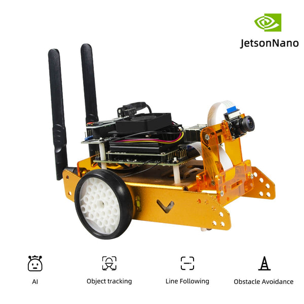XiaoR GEEK JetBot1.0 AI smart robot car Powered by NVIDIA Jetson Nano