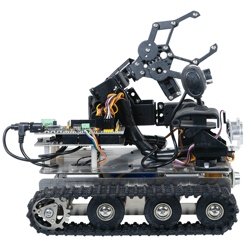 XiaoR GEEK GFS Video real time transmission programmable smart robot tank development kits with Raspberry Pi 4B4G