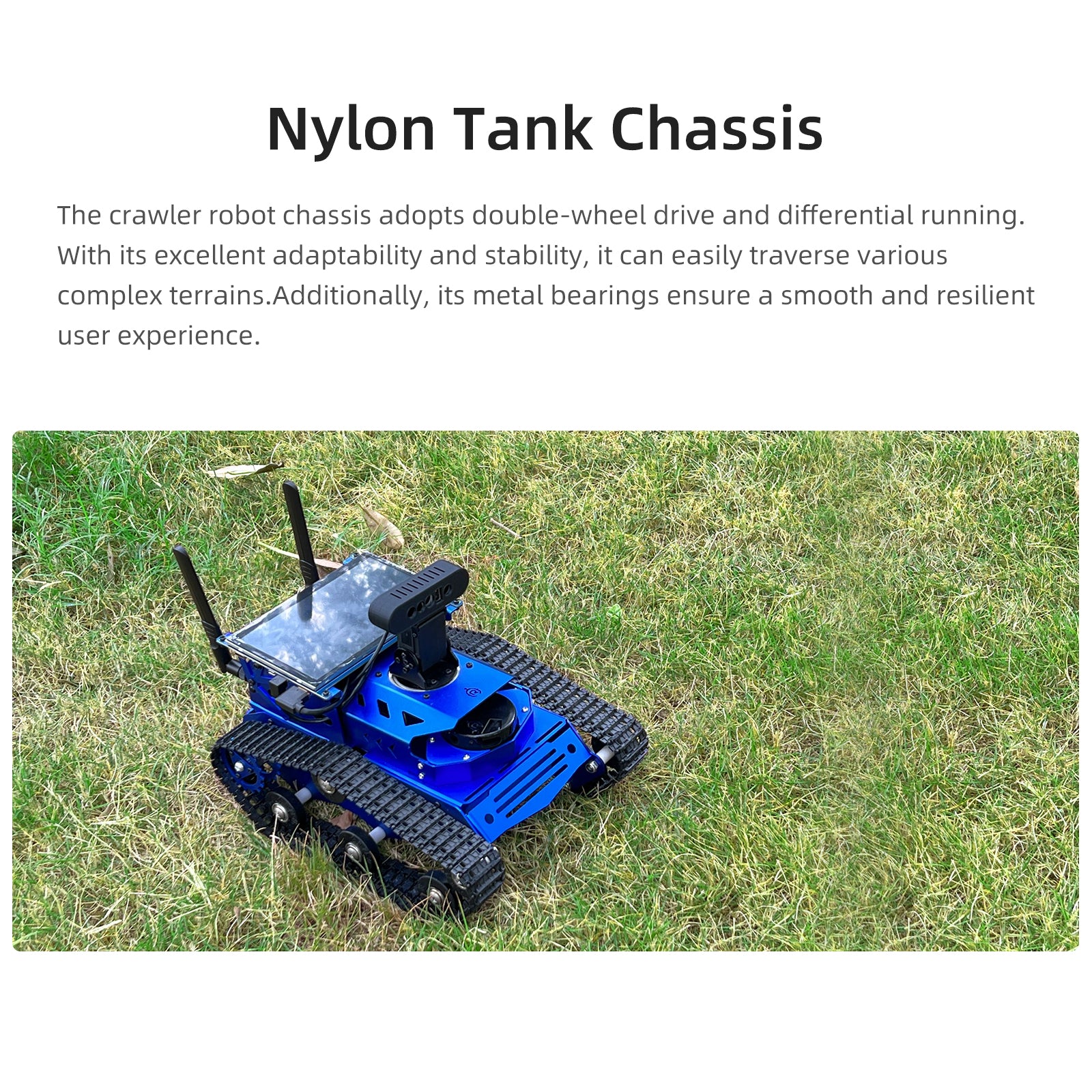 Jetson Nano AI Vision Robot Kit with Lidar ROS2 Mapping Navigation Obstacle Avoidance Tank Car, 7in Touch Screen Depth Camera for Teens Adults Electronics Project(with Jetson Nano 4GB)