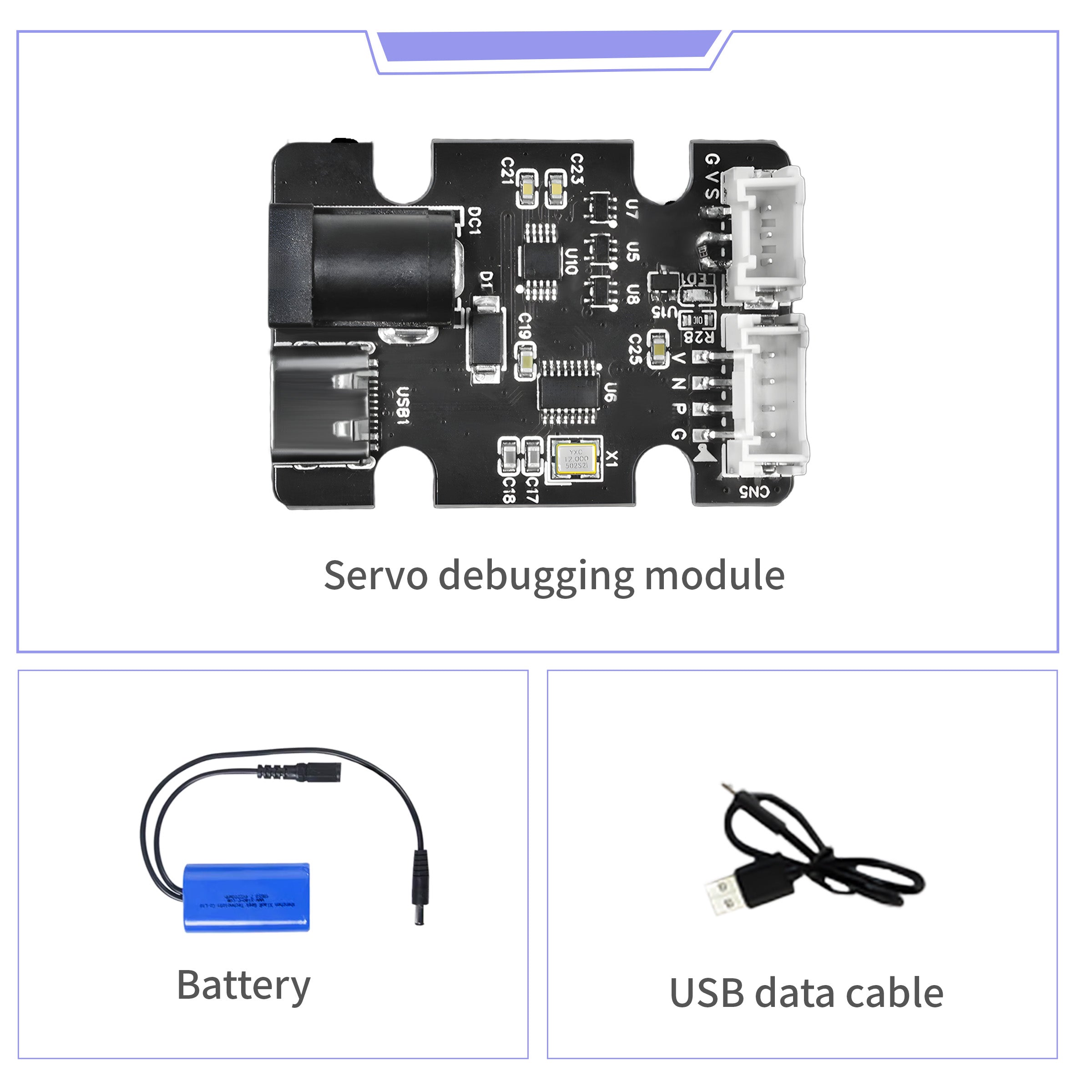 XiaoR GEEK 35KG large torque metal shell serial bus servo XR-S270 serial robot servo
