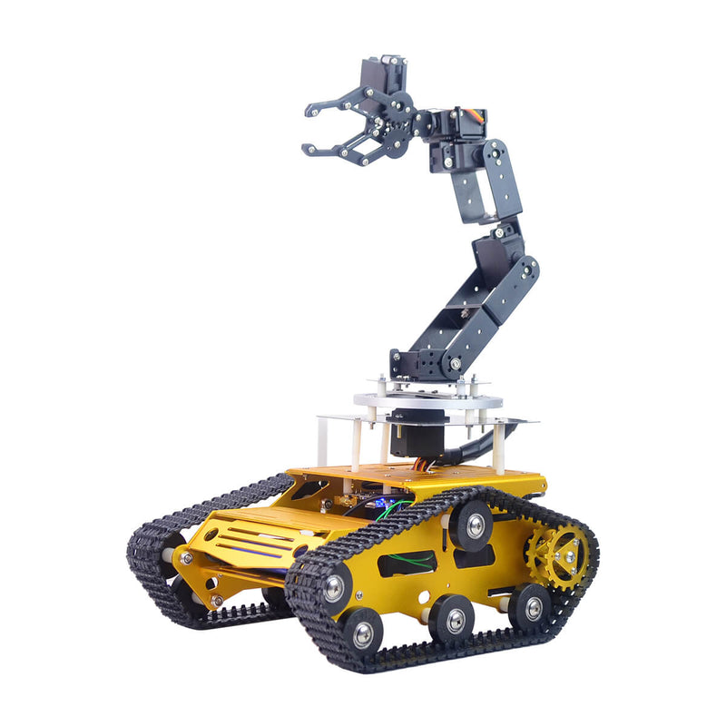 6 DOF Robot Arm Programmable Smart Robot Tank Car
