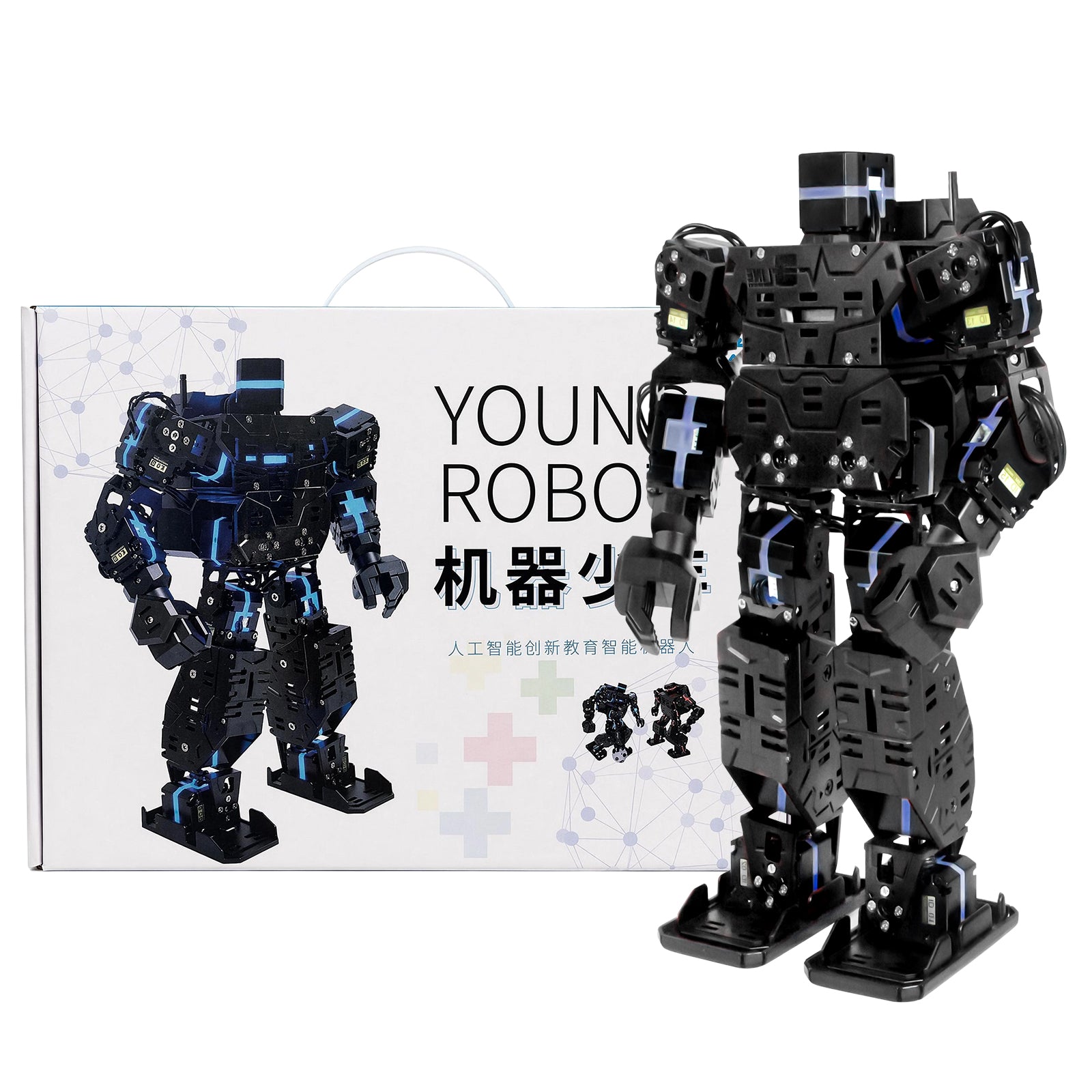 Robot humanoide inteligente programable biónico XiaoR Geek, robot inteligente de baile de fútbol y boxeo 