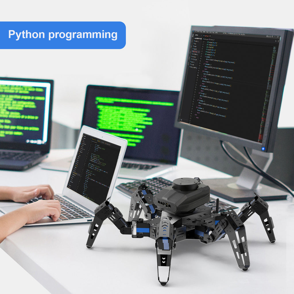 Phage ROS Hexapod robot Python programming with depth camera for Jetso