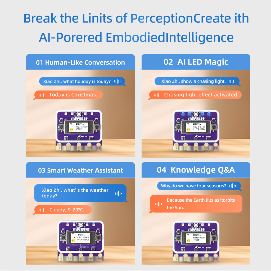 Mx:bit Graphical Python Programming & Maker Education Kit – AI Enabled, Scratch 3 Compatible | XiaoR GEEK