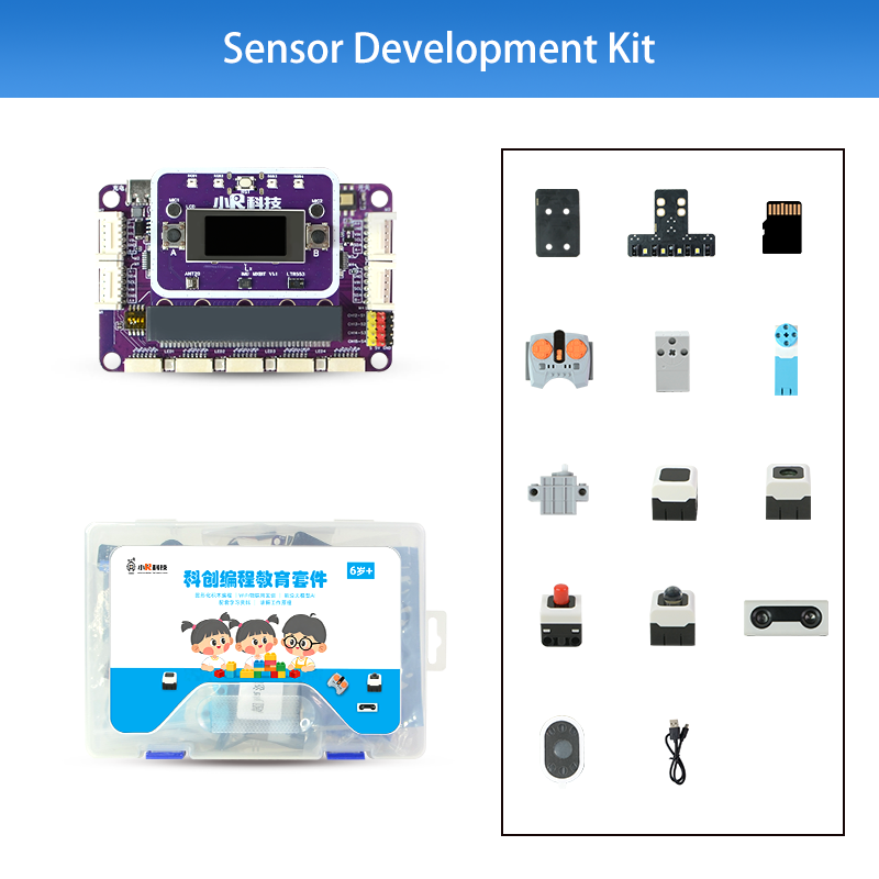 Mx:bit Graphical Python Programming & Maker Education Kit – AI Enabled, Scratch 3 Compatible | XiaoR GEEK