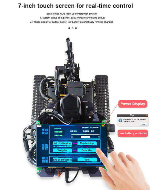 A1 ROS Robot car Python programming with Lidar Depth camera for Jetson